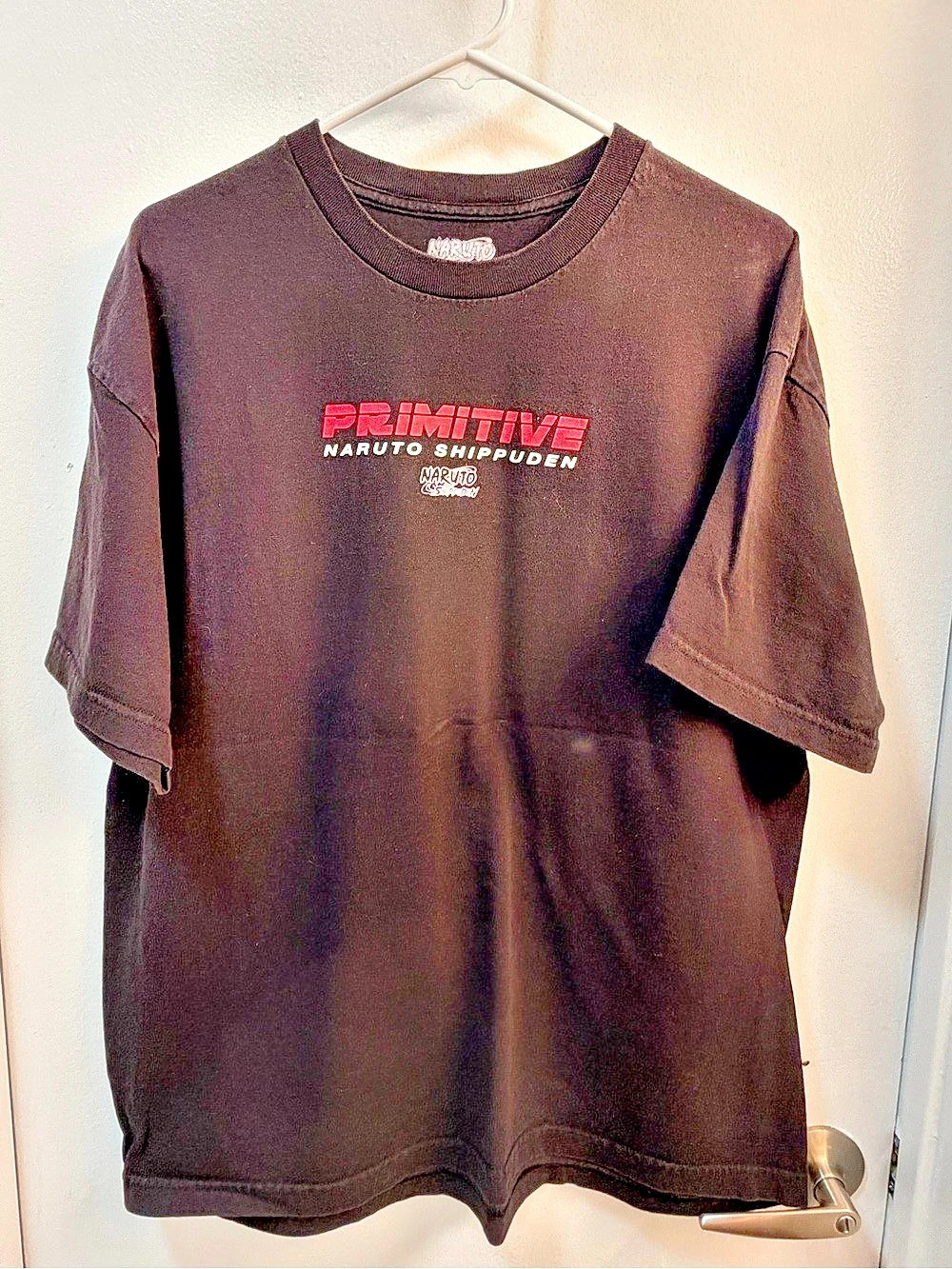 Primitive Naruto Shippuden Itachi T-Shirt Graphic Tee in Black & Red